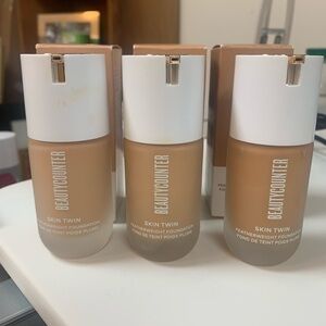 Beautycounter Skin Twin Featherweight Foundation, NIB, Shades 230, 310 and 350.